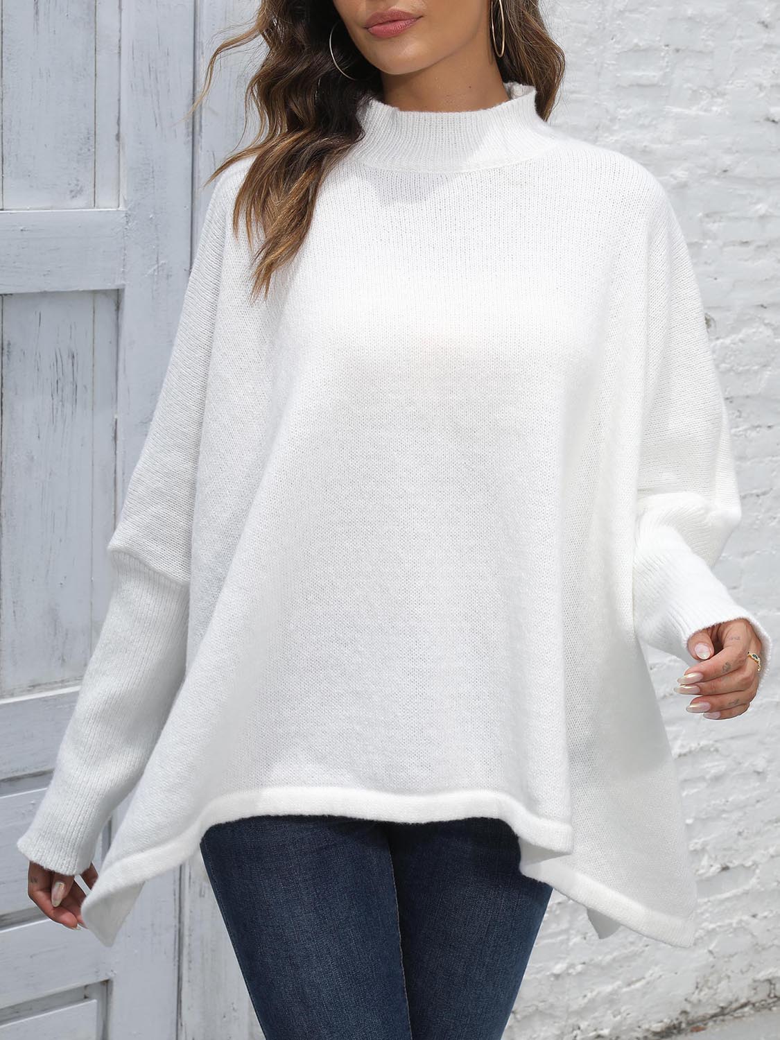 Honeybee Mumford's Loose Hem Plain Sweater