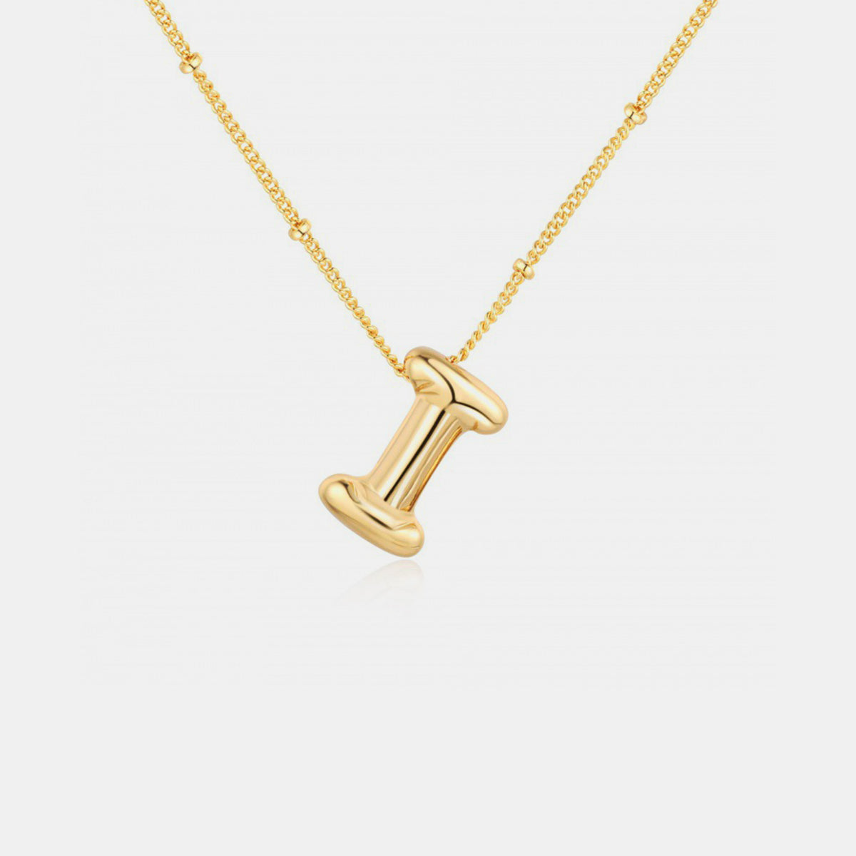 Honeybee Mumford's Gold-Plated Letter Pendant Necklace