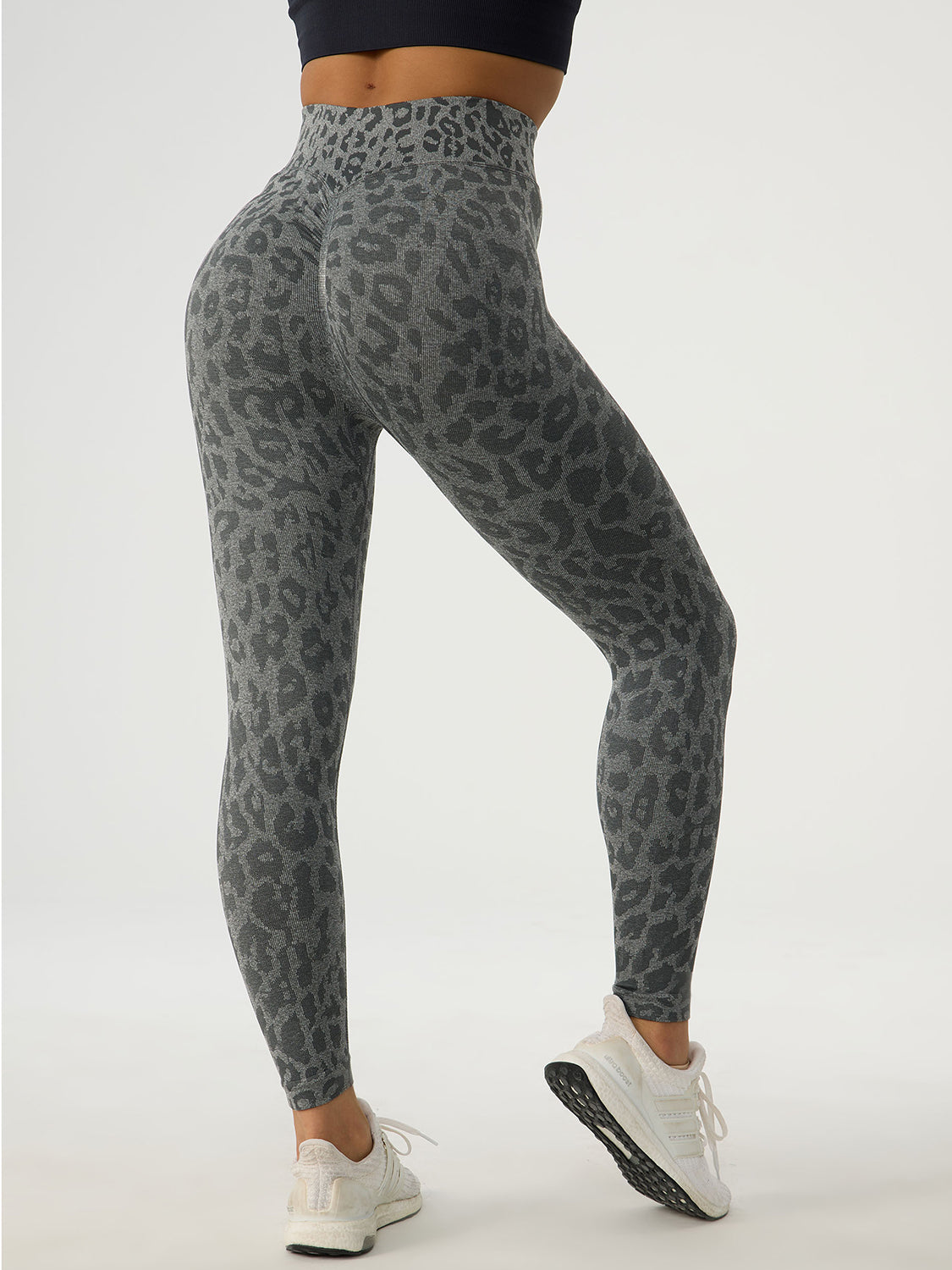 Honeybee Mumford's Leopard High Waist Active Pants