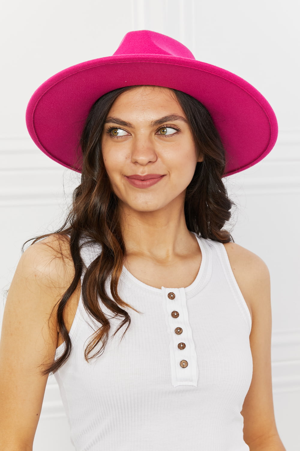 Honeybee Mumford's Keep Your Promise Fedora Hat in Pink