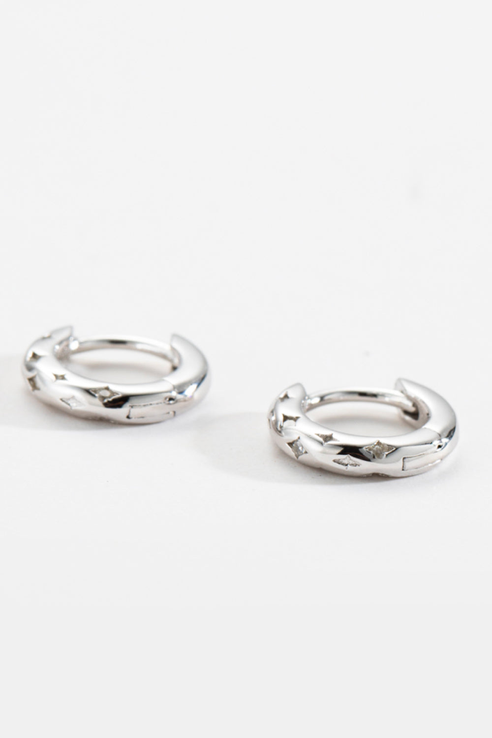 honeybee Mumford's Sterling Silver Huggie Earrings