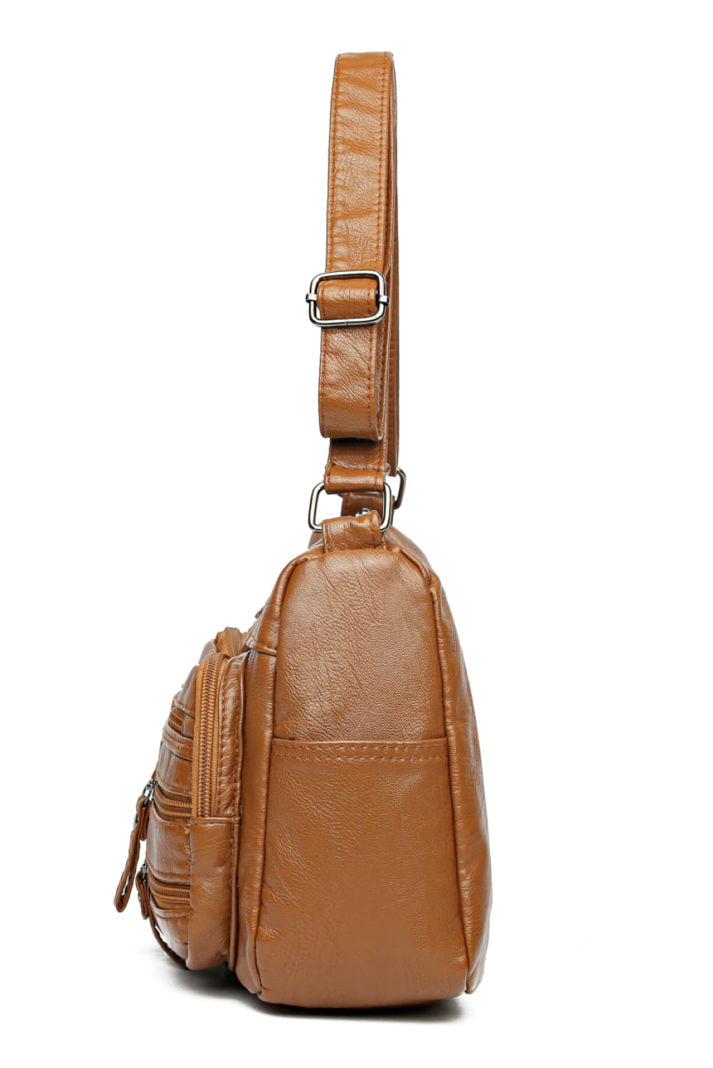 Honeybee Mumford's Multi-Pocket Leather Crossbody Bag