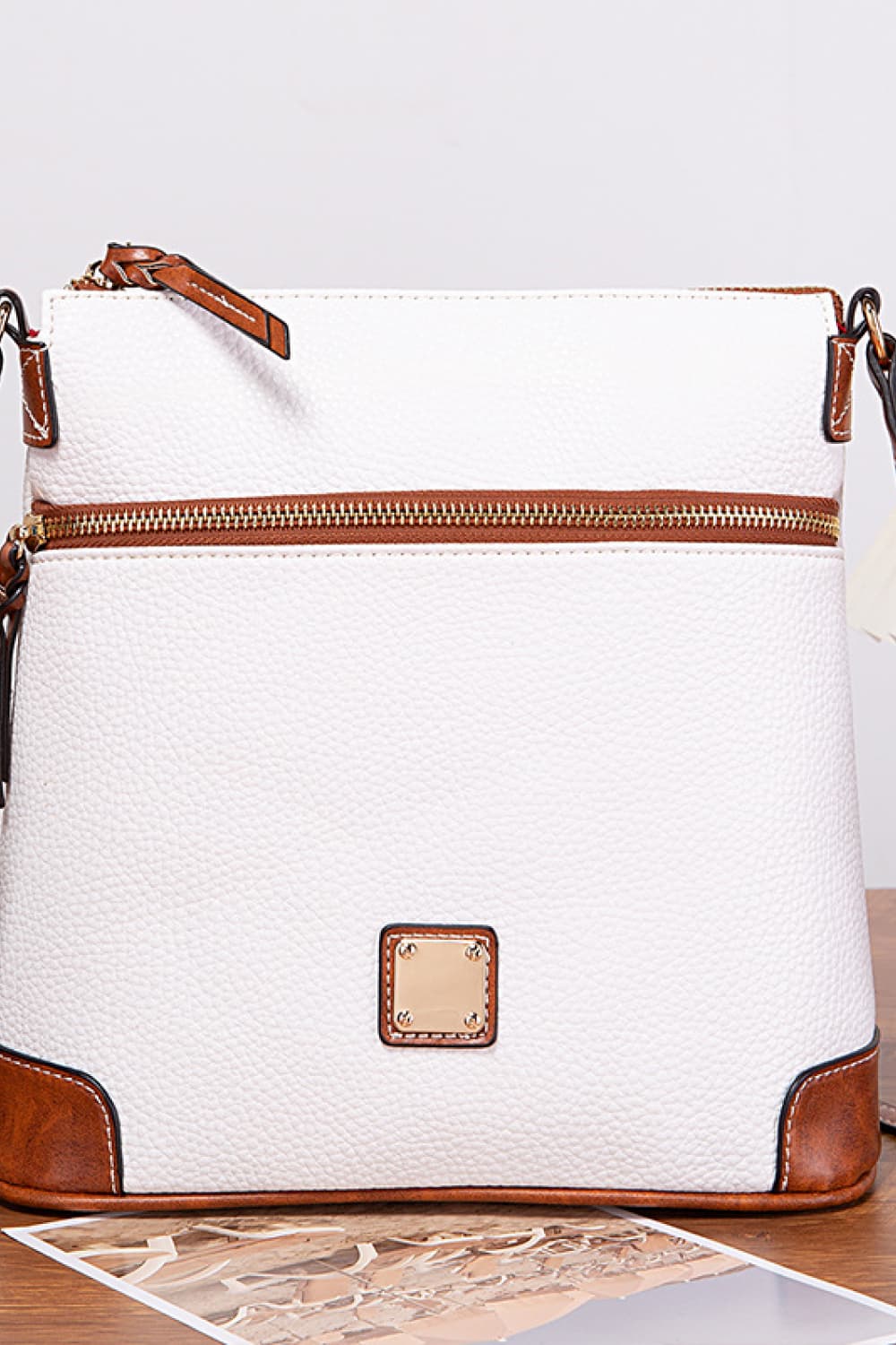 Honeybee Mumford's Leather Crossbody Bag