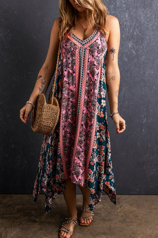 Honeybee Mumford's V-Neck Midi Cami maxi Dress