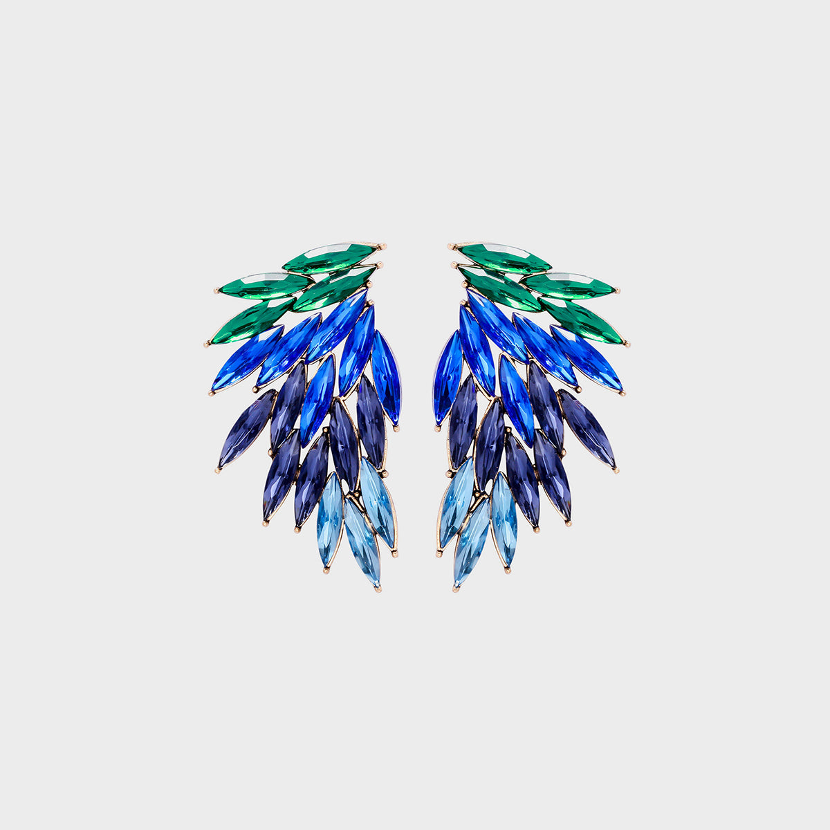 honeybee Mumford's Alloy Acrylic Wing Earrings