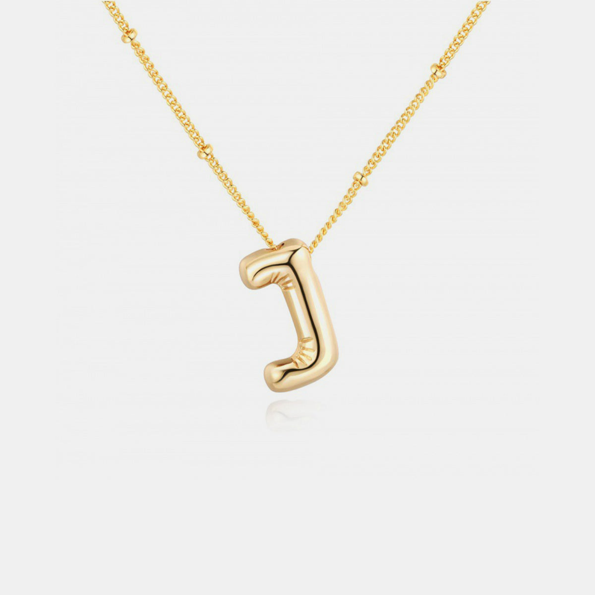 Honeybee Mumford's Gold-Plated Letter Pendant Necklace