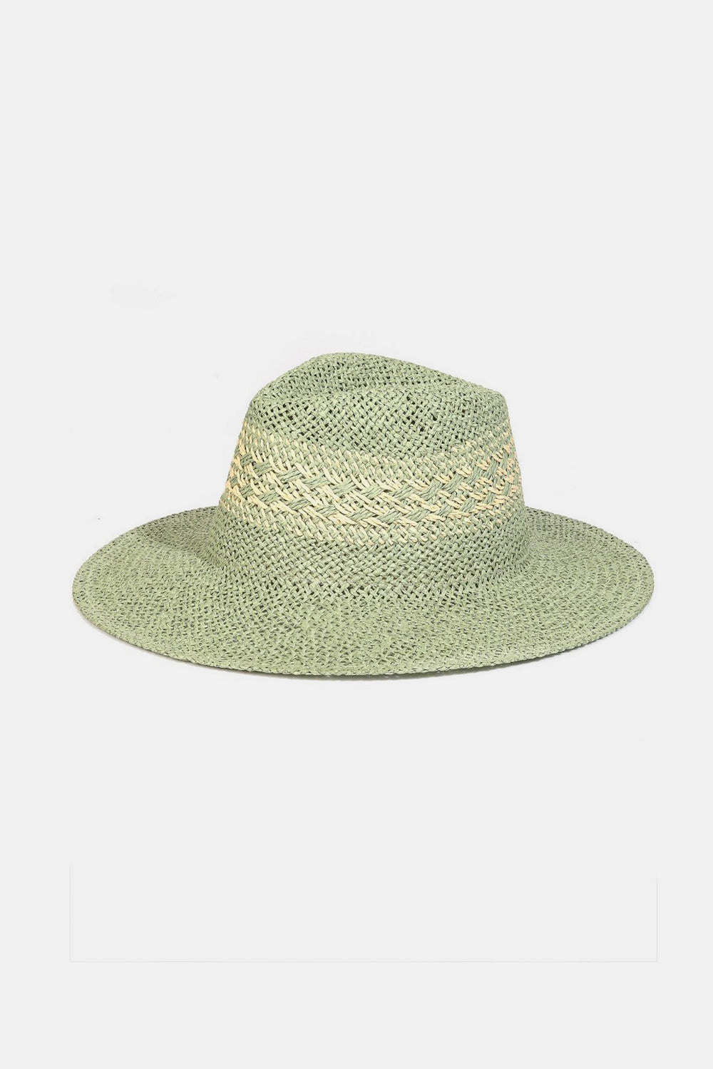 Honeybee Mumford's Contrast Wide Brim Straw Hat