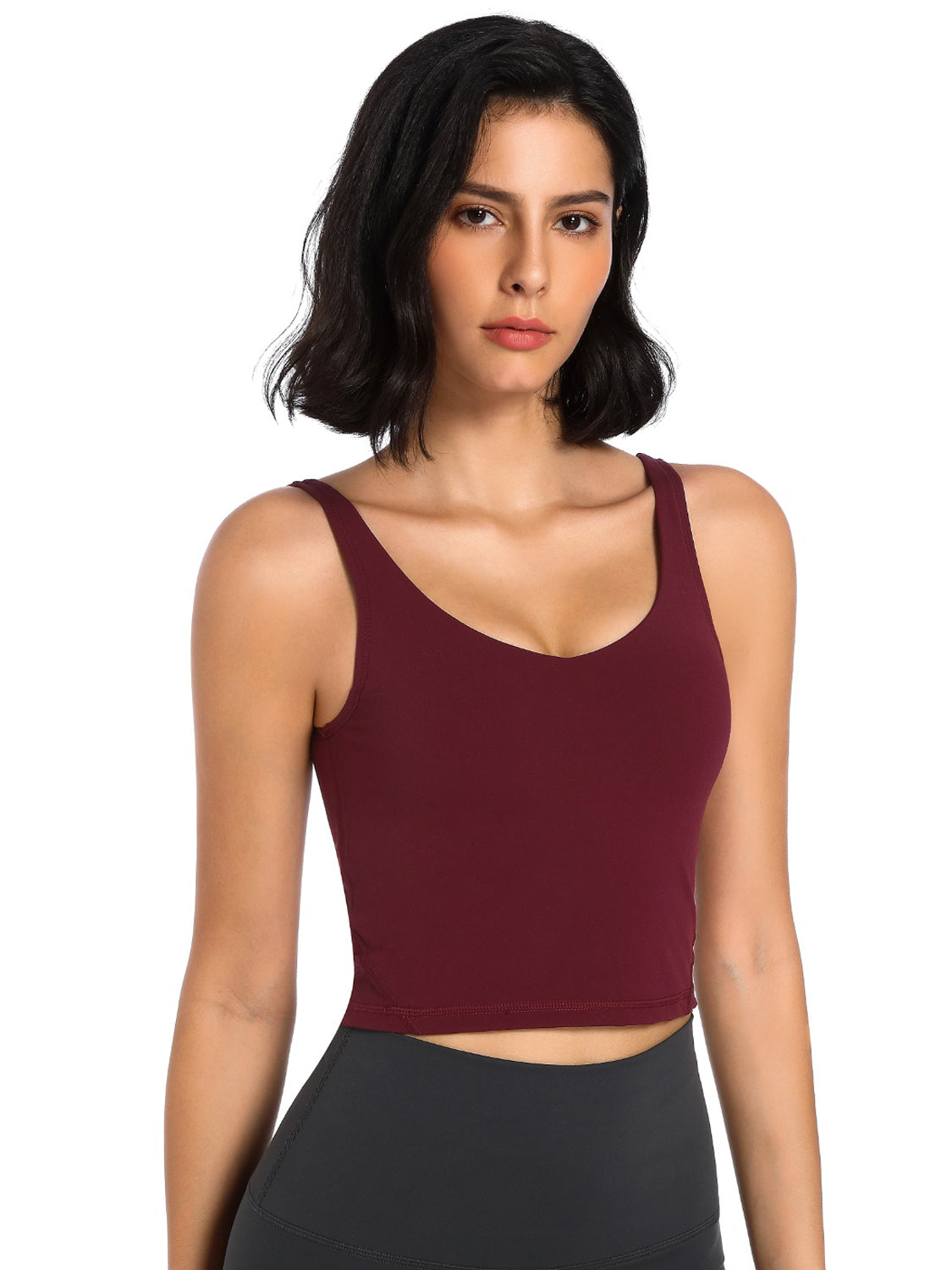 Honeybee Mumford's Scoop Neck Wide Strap Active Tank