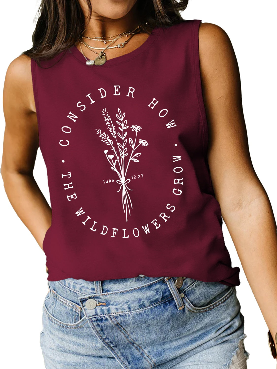 Honeybee Mumford's Graphic Round Neck Tank