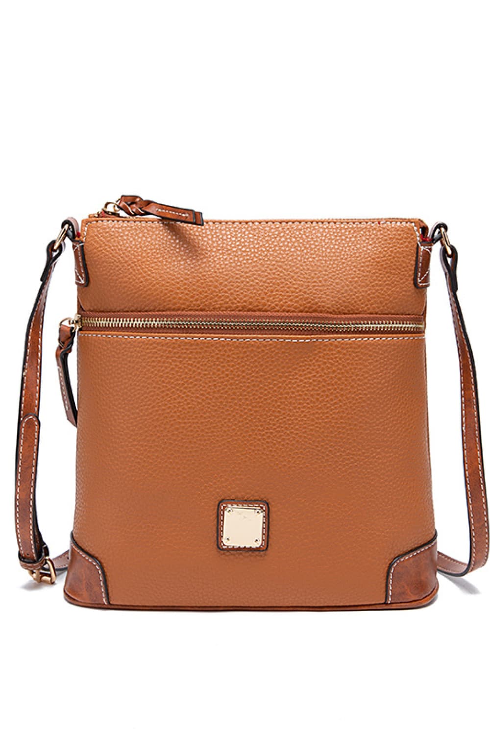 Honeybee Mumford's Leather Crossbody Bag