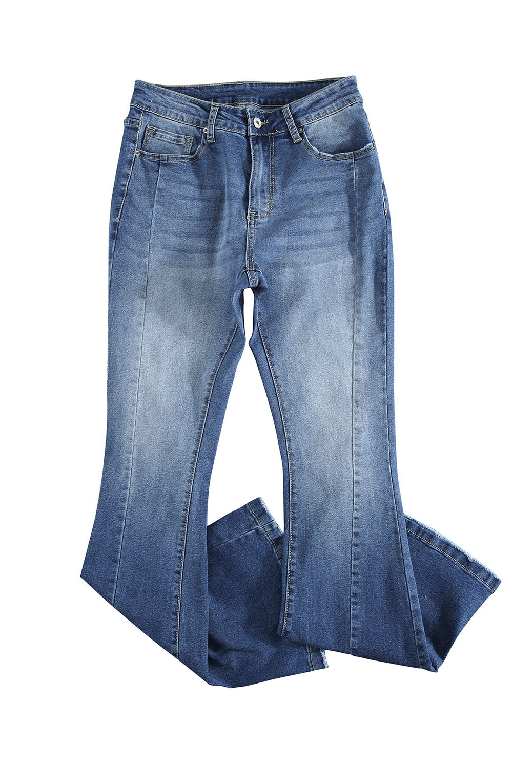 Honeybee Mumford's High Waist Flare Jeans with Pockets