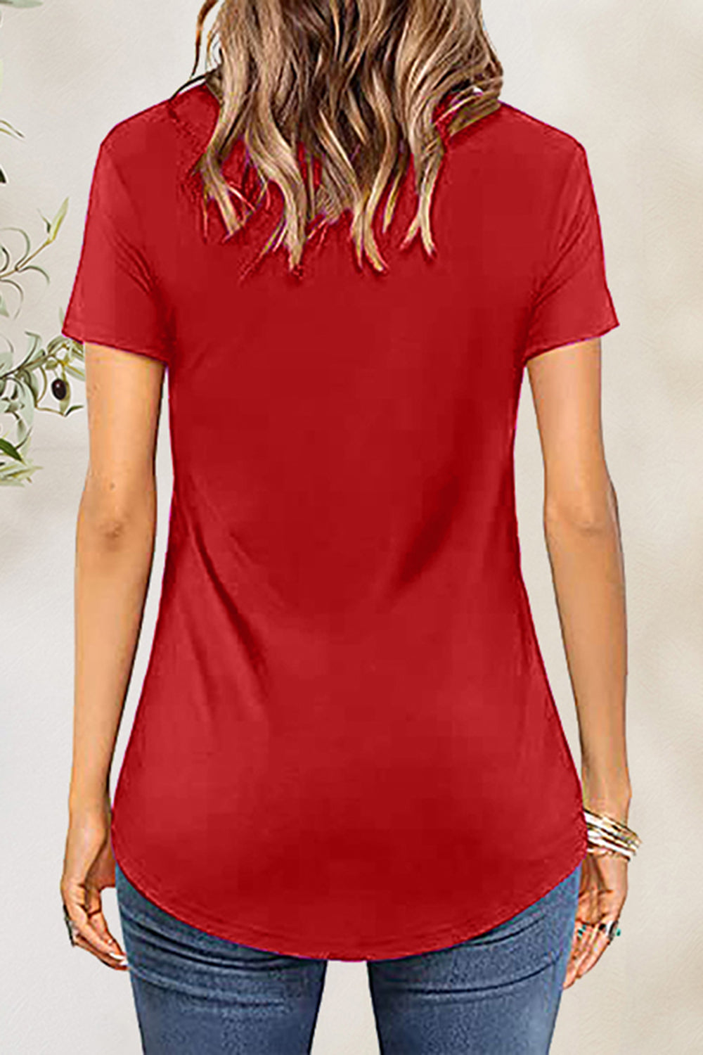 Honeybee Mumford's Crisscross Short Sleeve T-Shirt