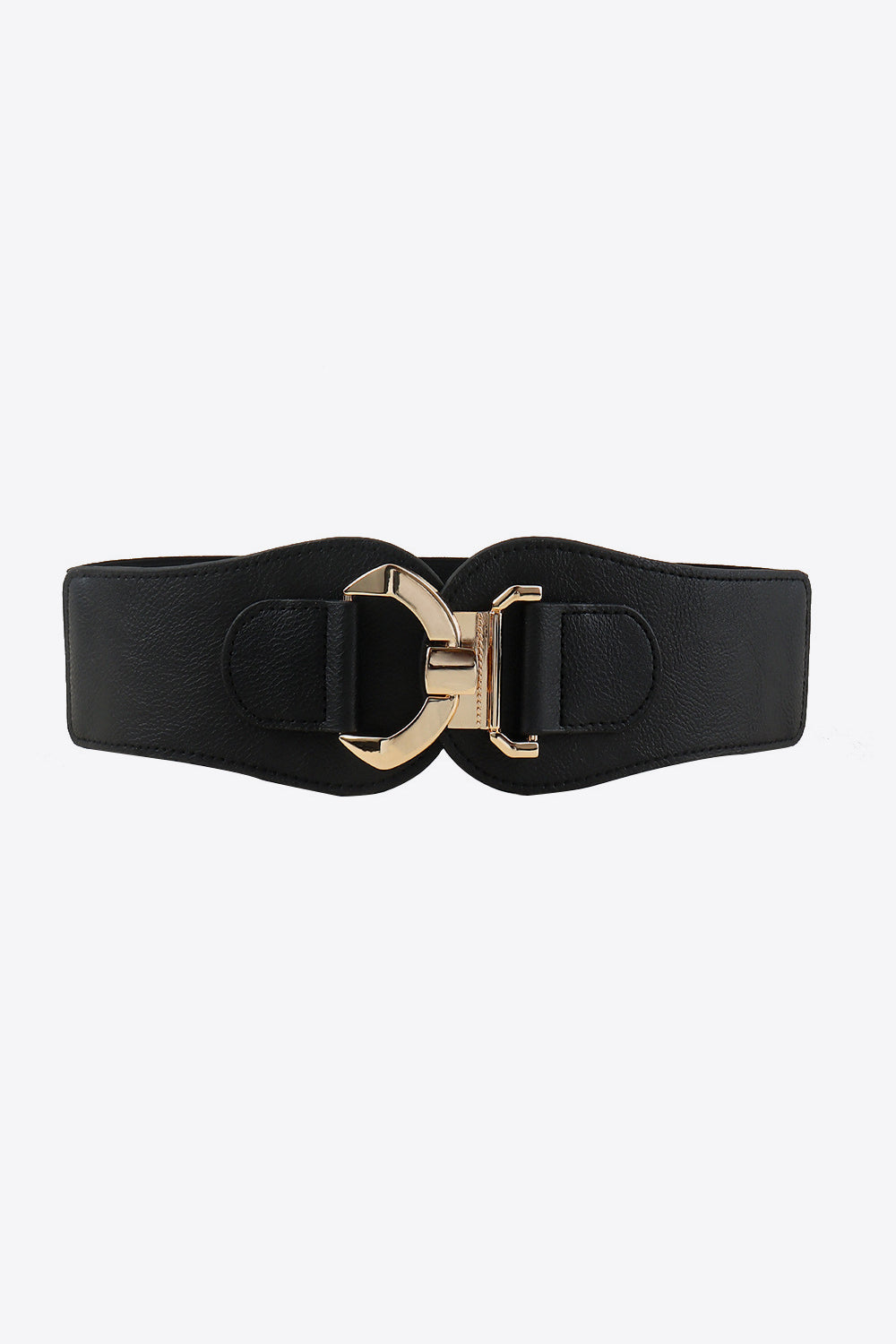 Honeybee Mumford's Tan or Black Buckle Elastic Belt