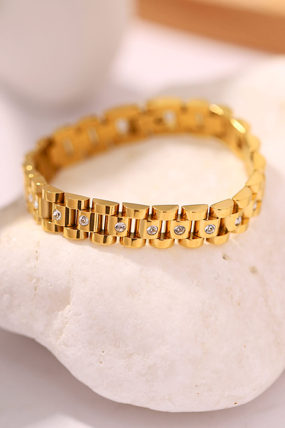 honeybee Mumford's 18K Gold-Plated Watch Band Bracelet