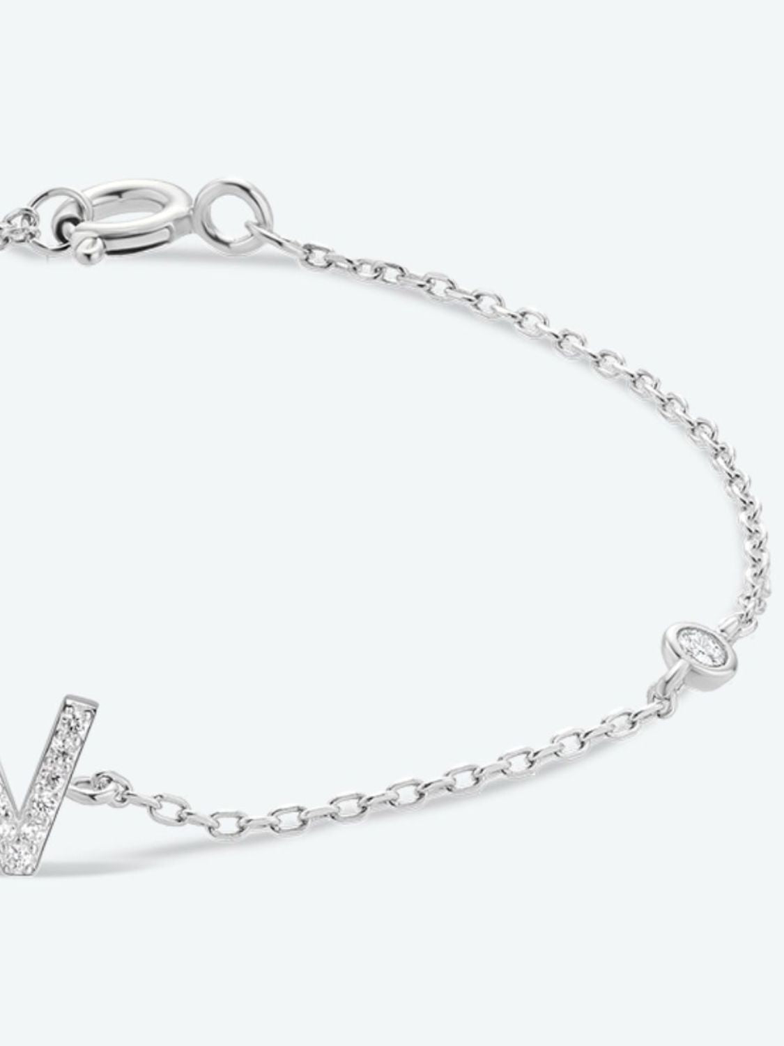 Honeybee Mumford's V To Z Sterling Silver Bracelet