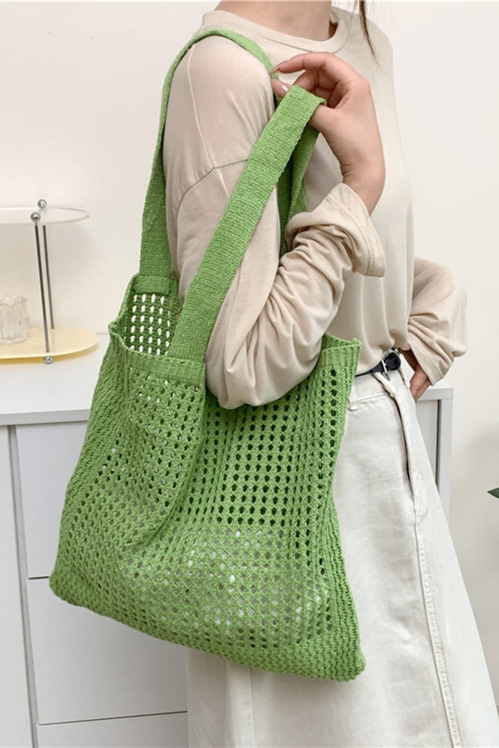 Honeybee Mumford's nOpenwork Tote Bag