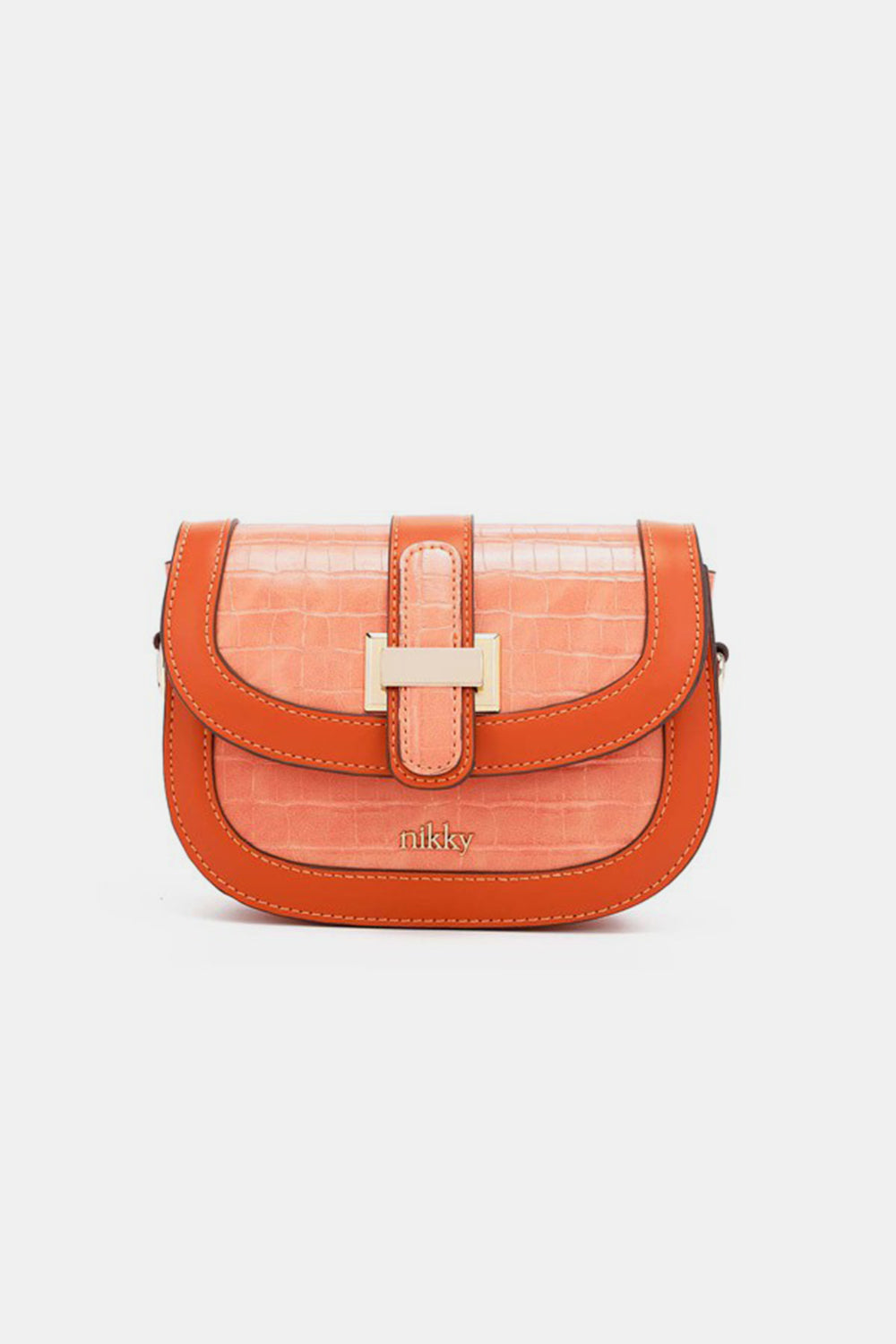 Honeybee Mumford's Nicole Lee Croc Embossed Crossbody Bag