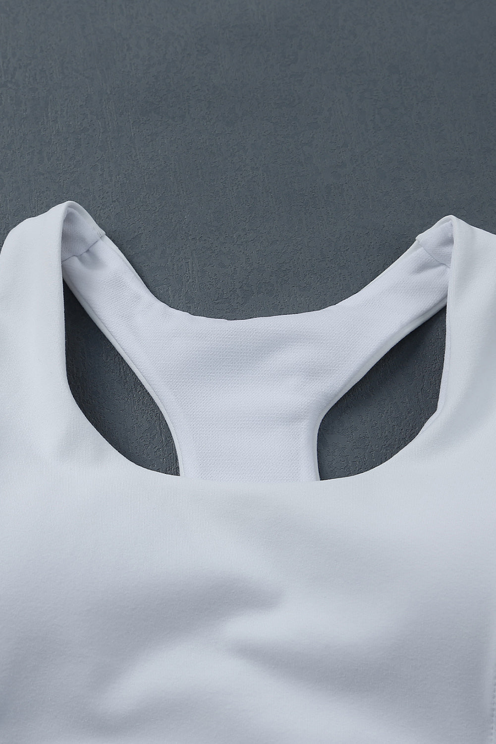 Honeybee Mumford's White Athletic Push Up Sports Bra