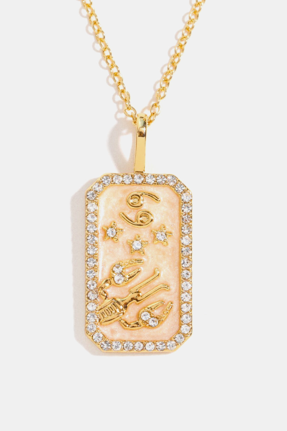 Honeybee Mumford's Rhinestone Zodiac and Constellation Pendant Necklace