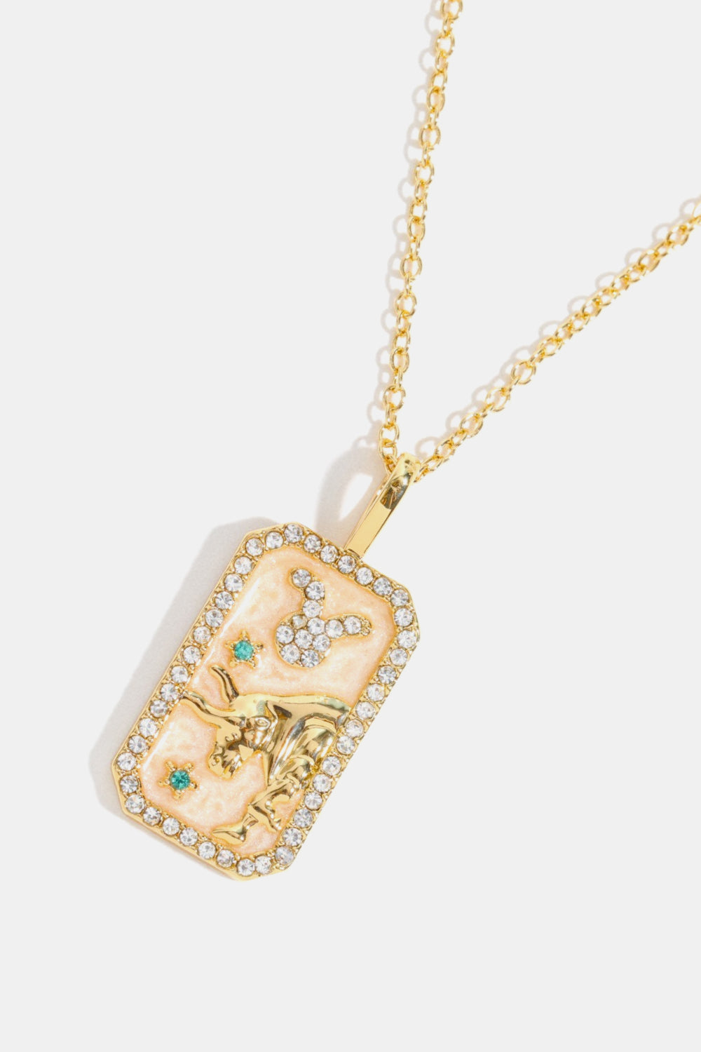 Honeybee Mumford's Rhinestone Zodiac and Constellation Pendant Necklace