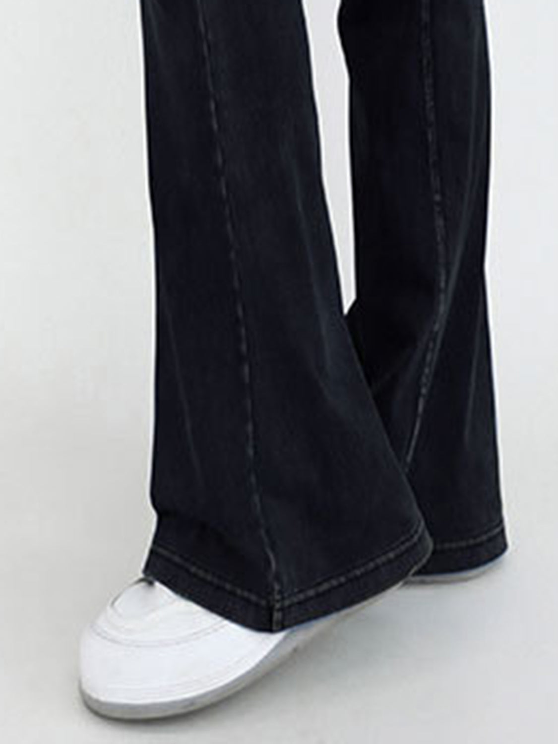 Honeybee Mumford's Wide Waistband Bootcut Jeans with Pockets