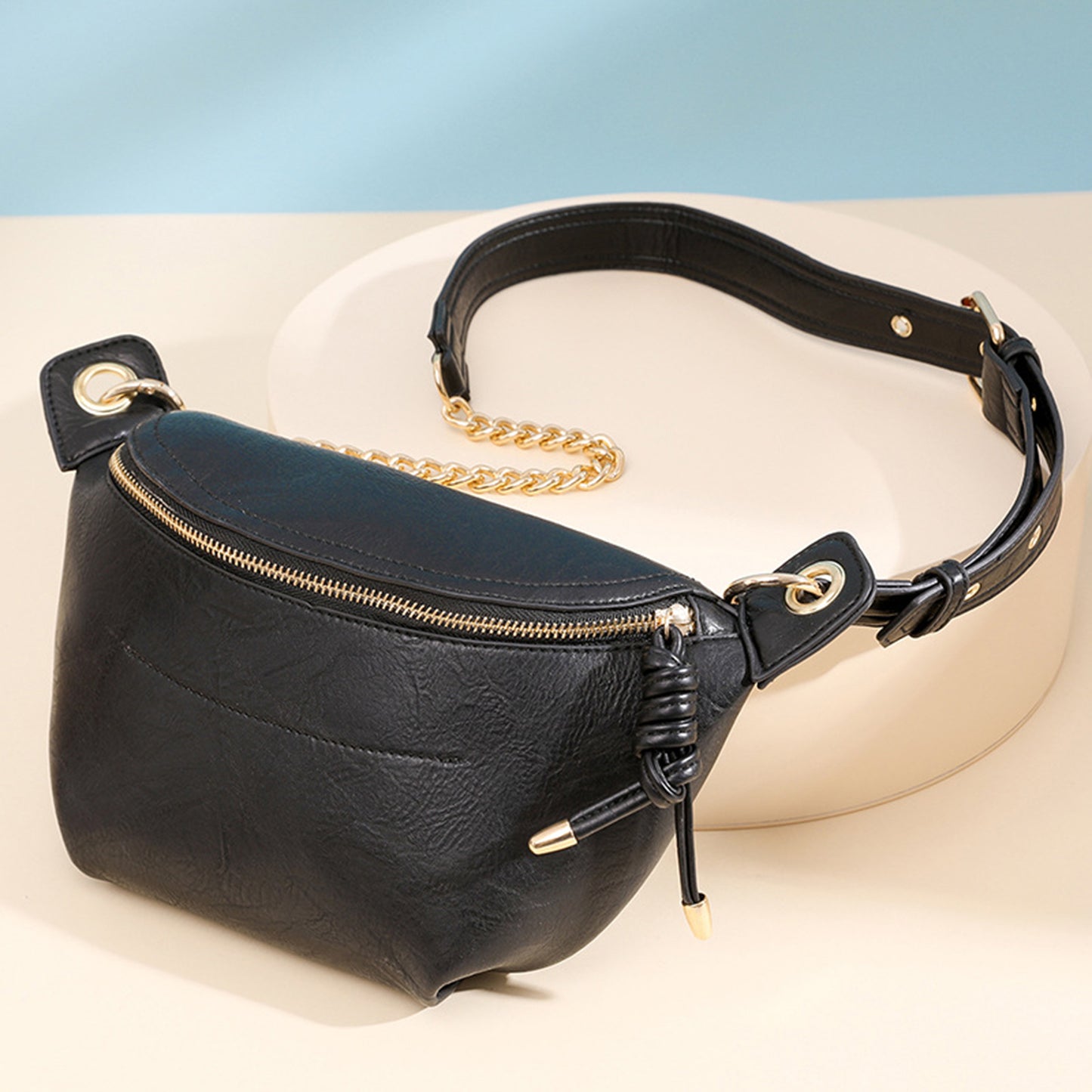 honeybee Mumford's  Leather Sling Bag