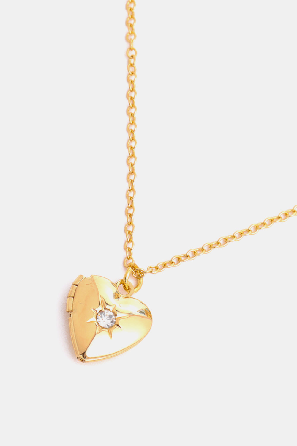 Honeybee Mumford's Heart Shape 14K Gold-Plated Pendant Necklace