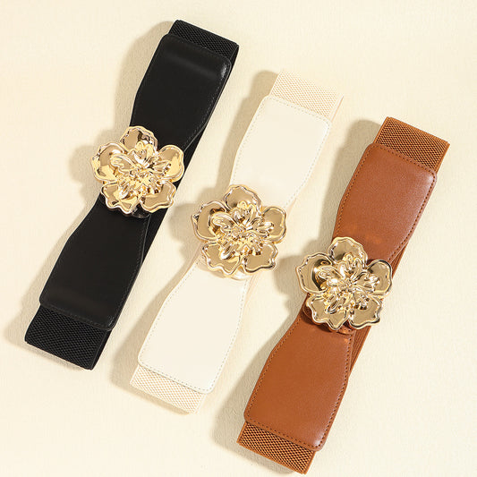 Honeybee Mumford's Flower Buckle Elastic Belt