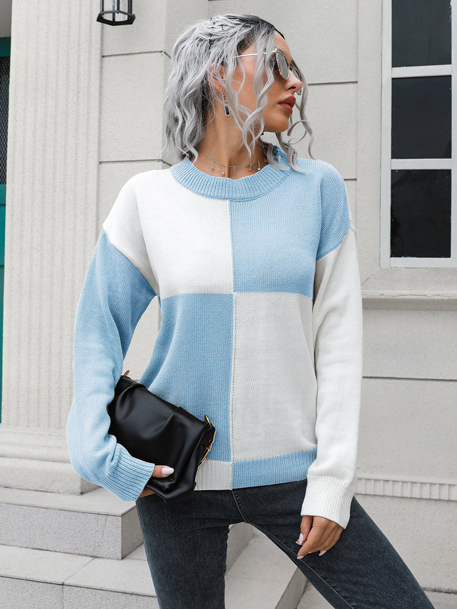 Honeybee Mumford's Contrast Drop Shoulder Sweater