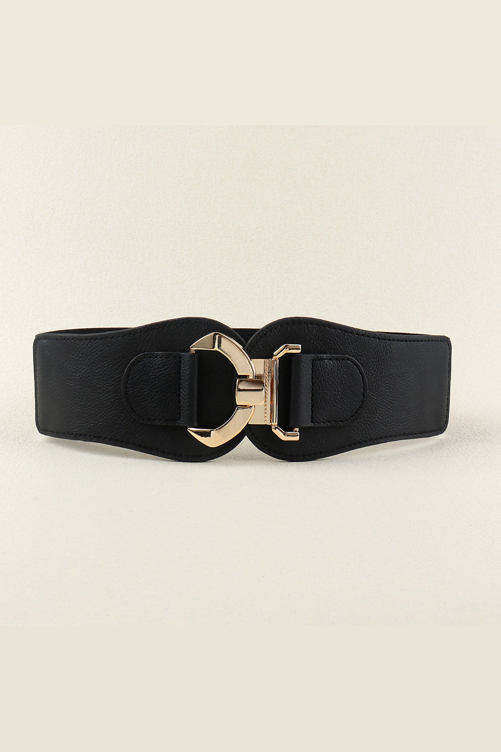 Honeybee Mumford's Tan or Black Buckle Elastic Belt