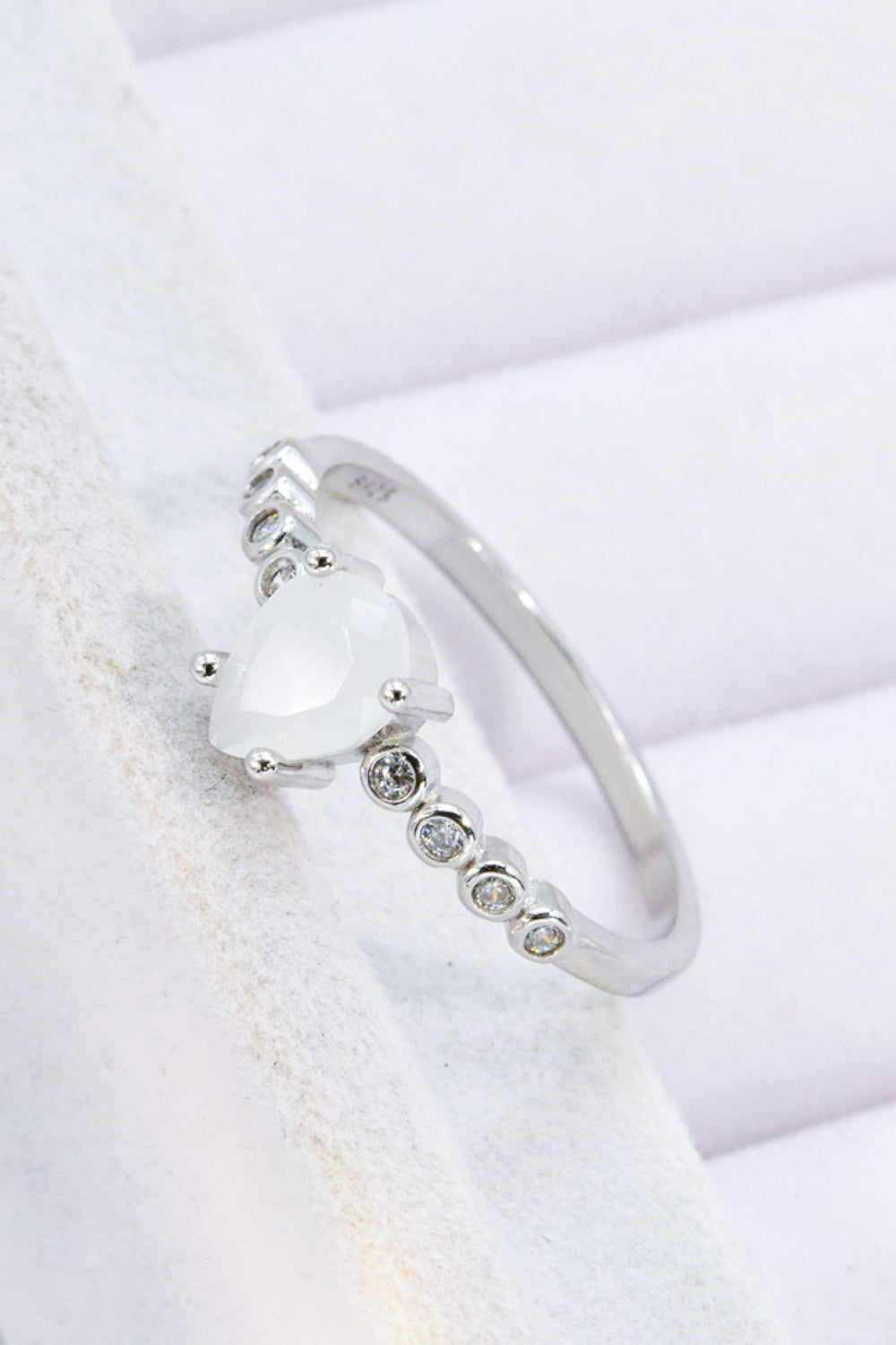 Honeybee Mumford's Teardrop Natural Moonstone Ring