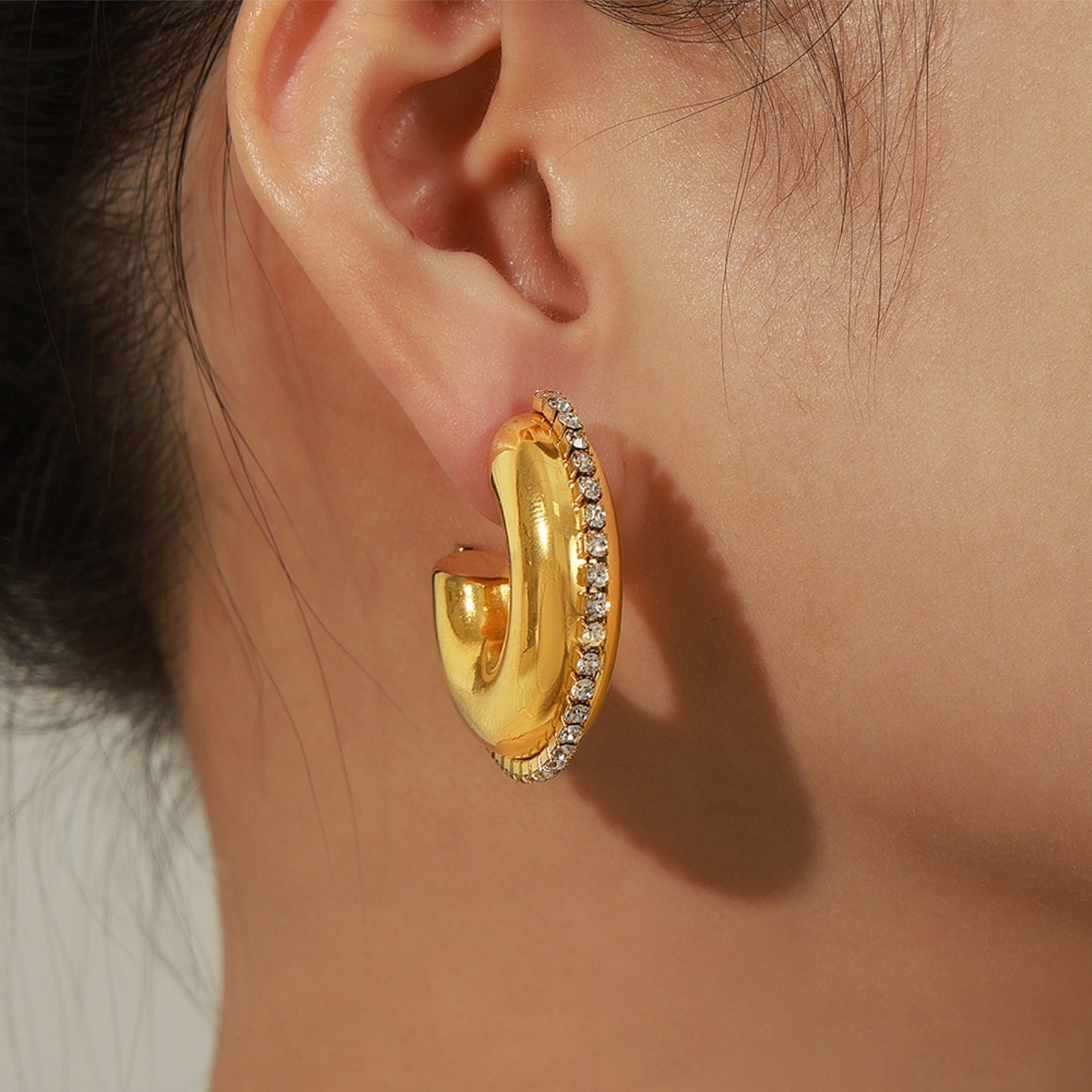 honeybee Mumford's C-Hoop Earrings