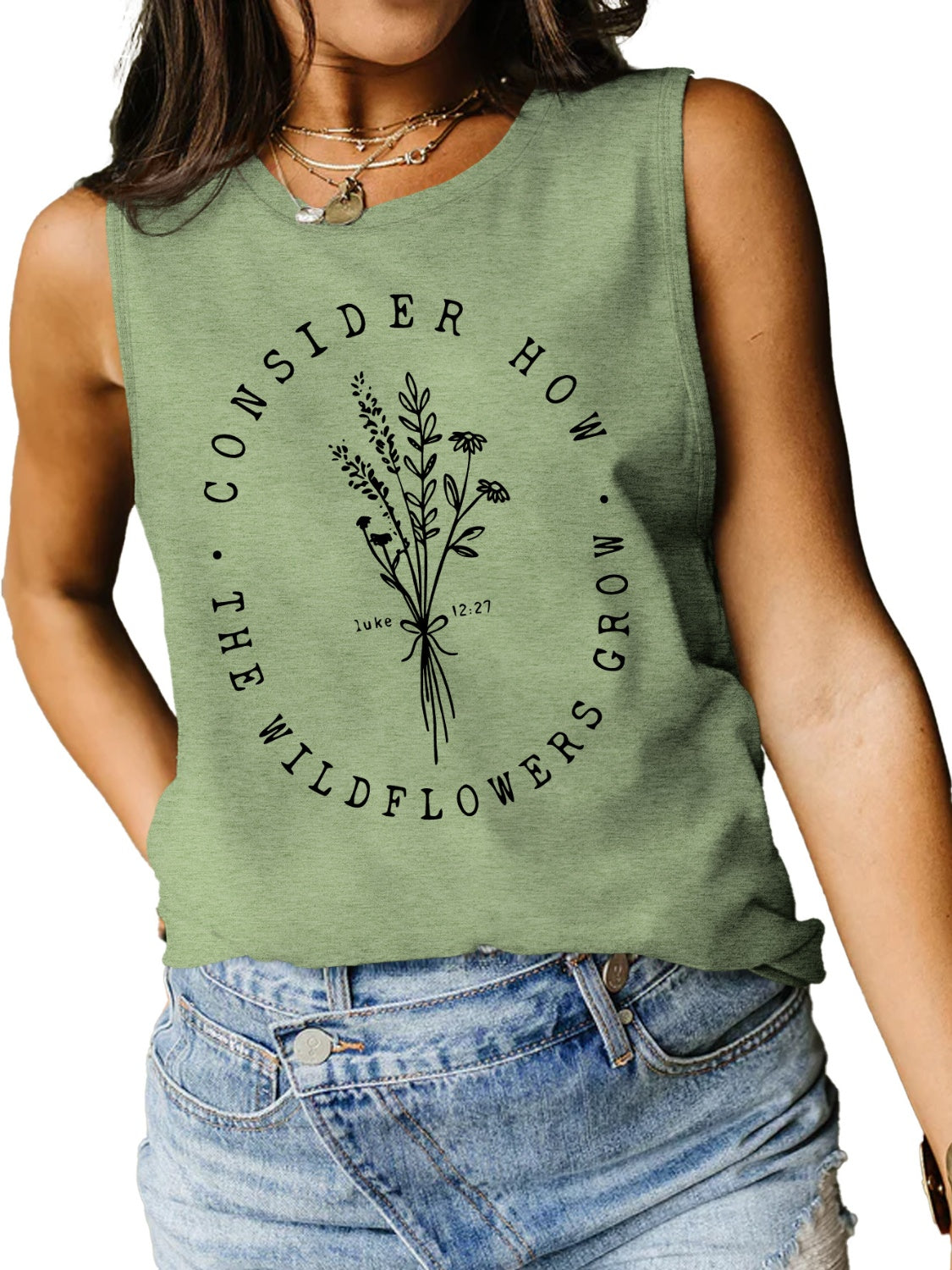 Honeybee Mumford's Graphic Round Neck Tank