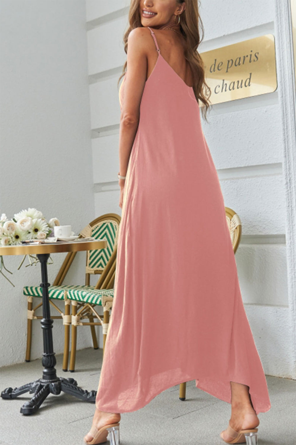 Honeybee Mumford's Spaghetti Strap Maxi Dress