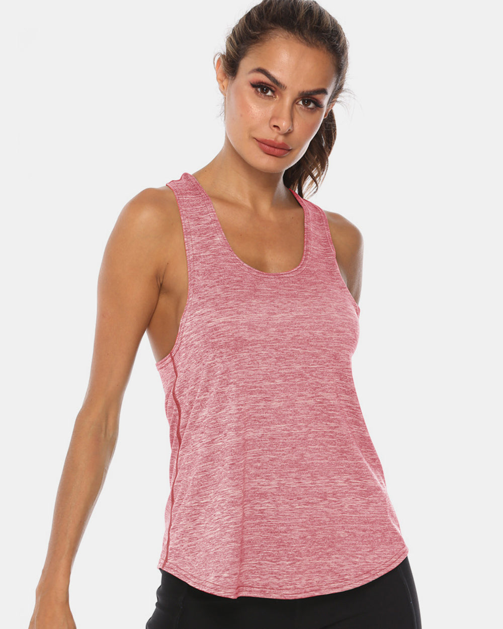 Honeybee Mumford's Full Size Scoop Neck Wide Strap Active Tank