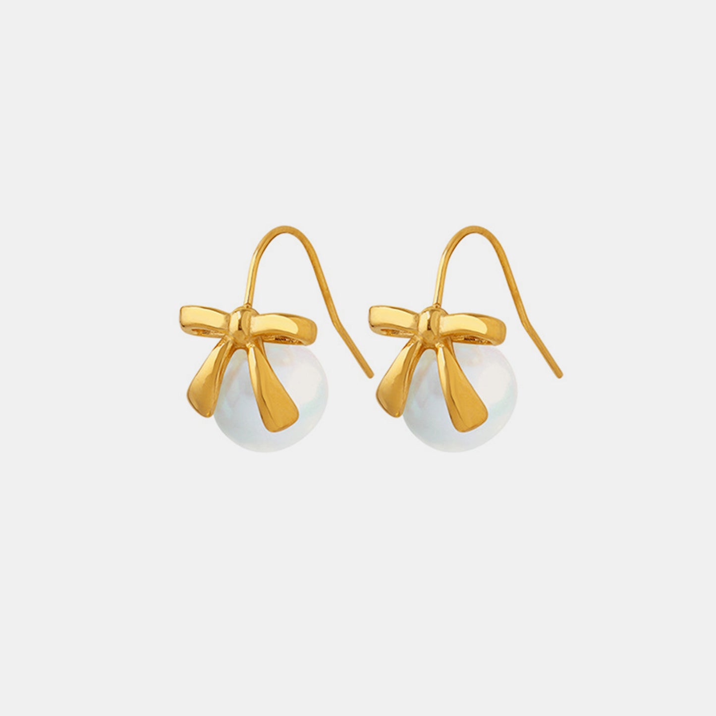 honeybee Mumford's Steel Bow Drop Earrings