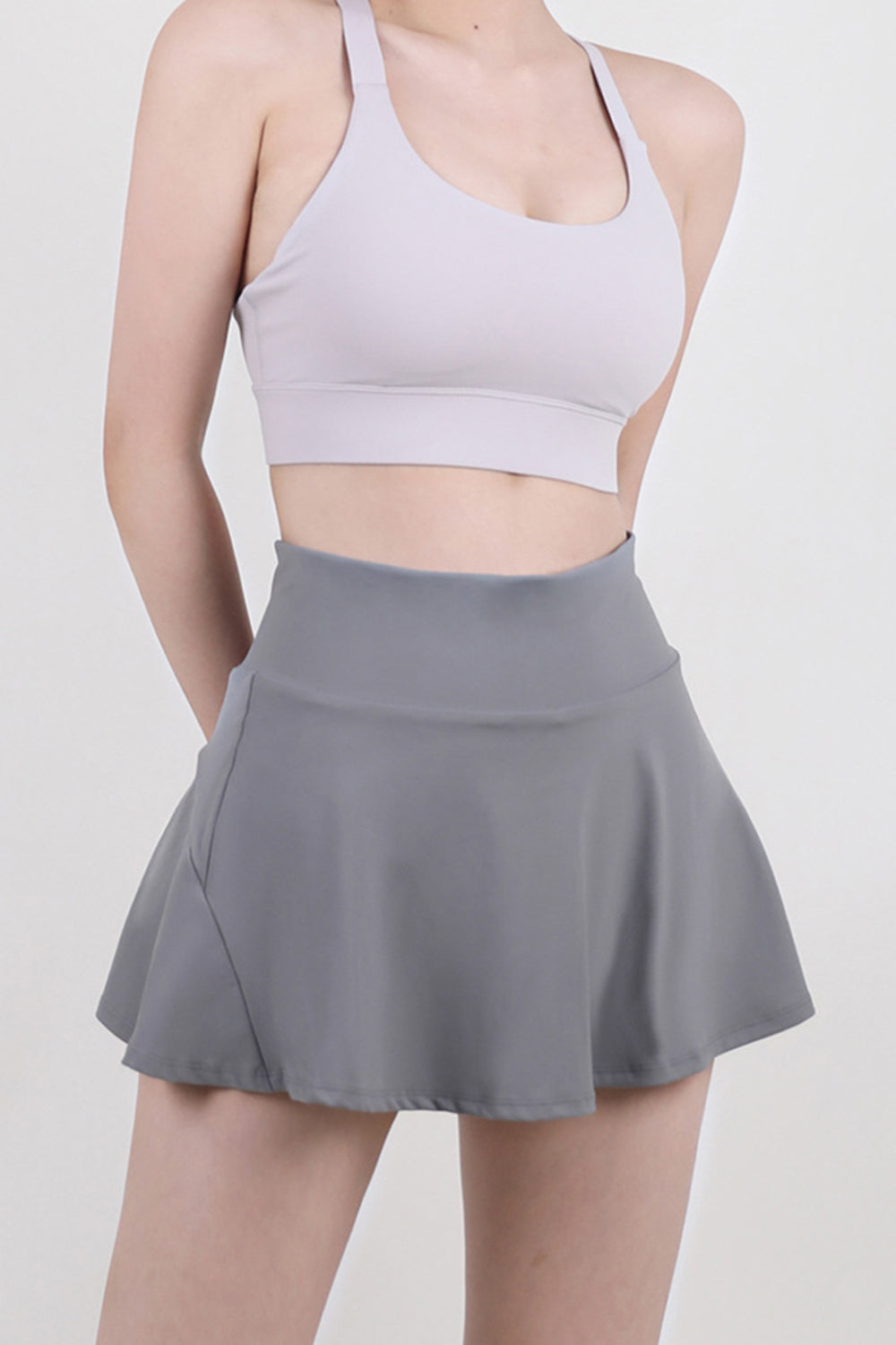 Honeybee Mumford's High Waist Pleated Active Skirt