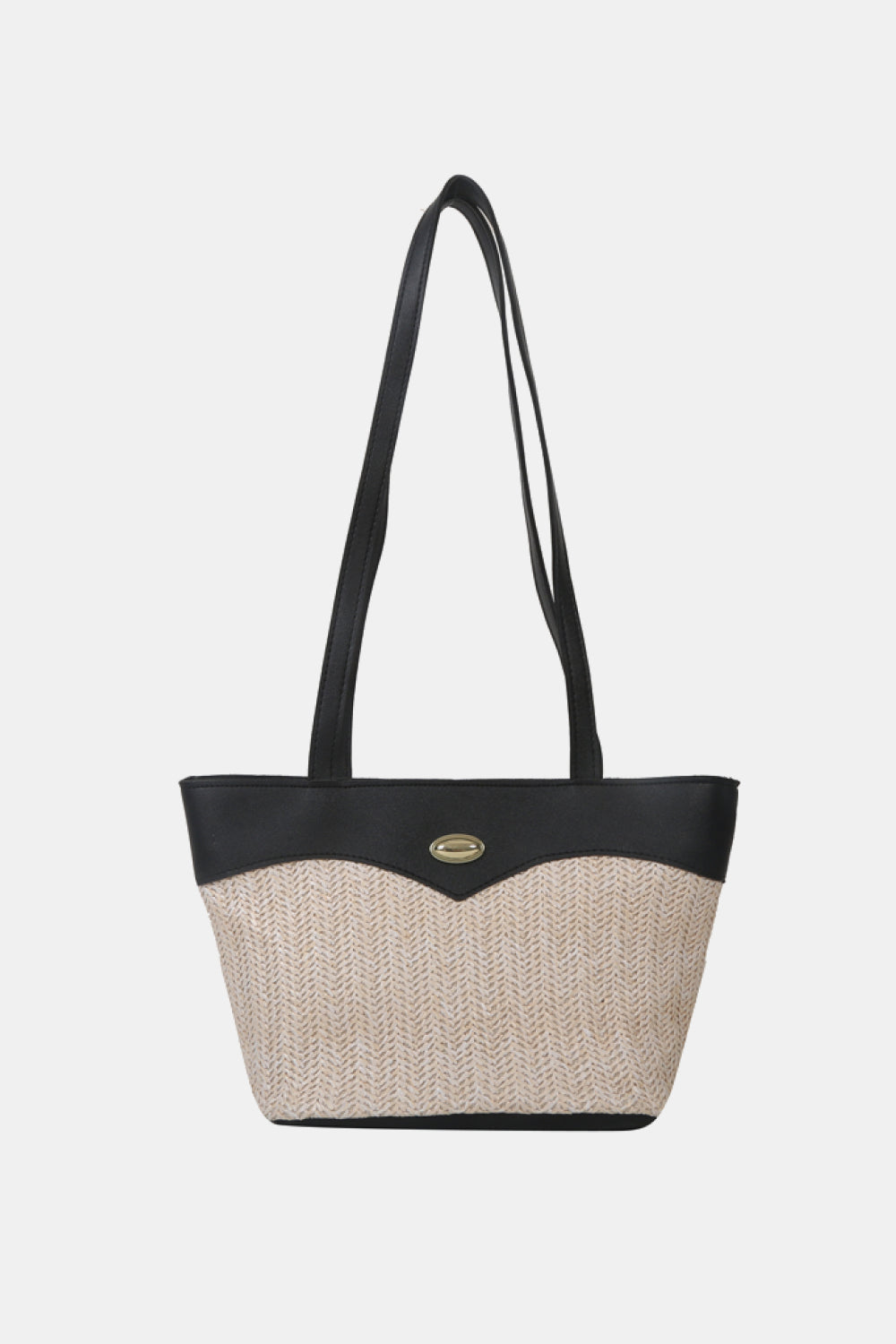 Honeybee Mumford's Two-Tone Straw Tote Bag