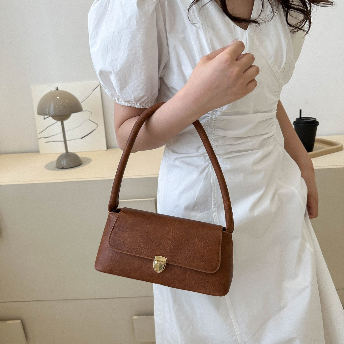 Honeybee Mumford's Leather Shoulder Bag