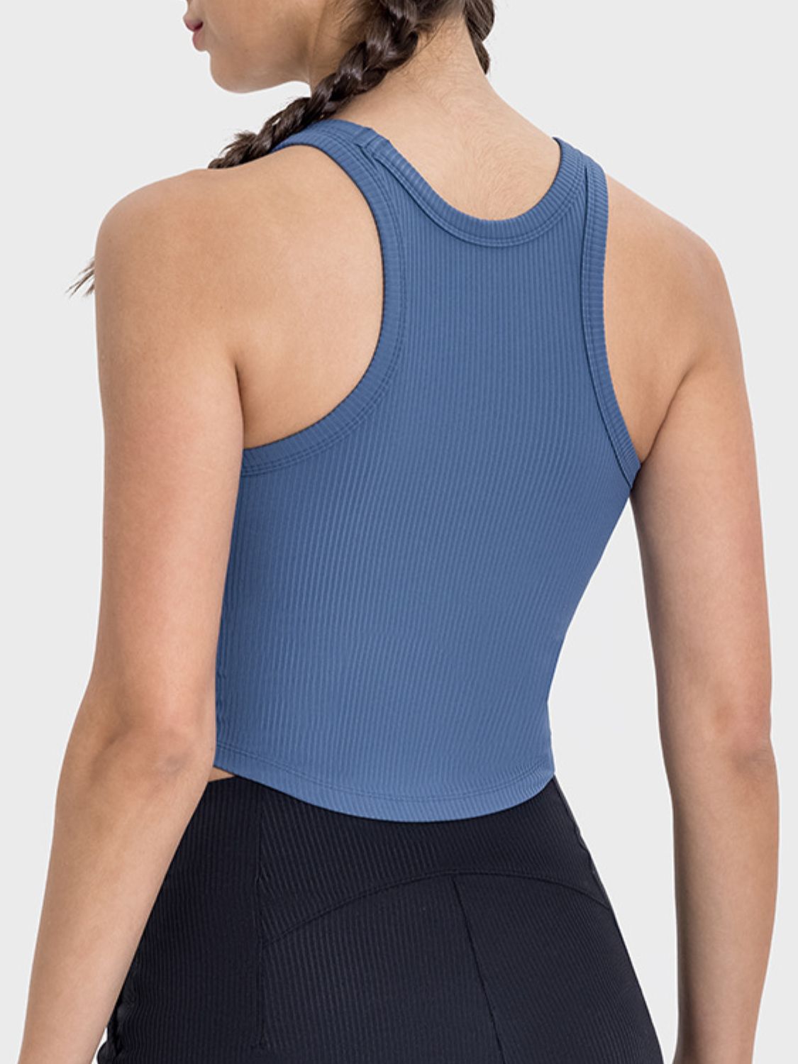 Honeybee Mumford's Round Neck Racerback Active Tank