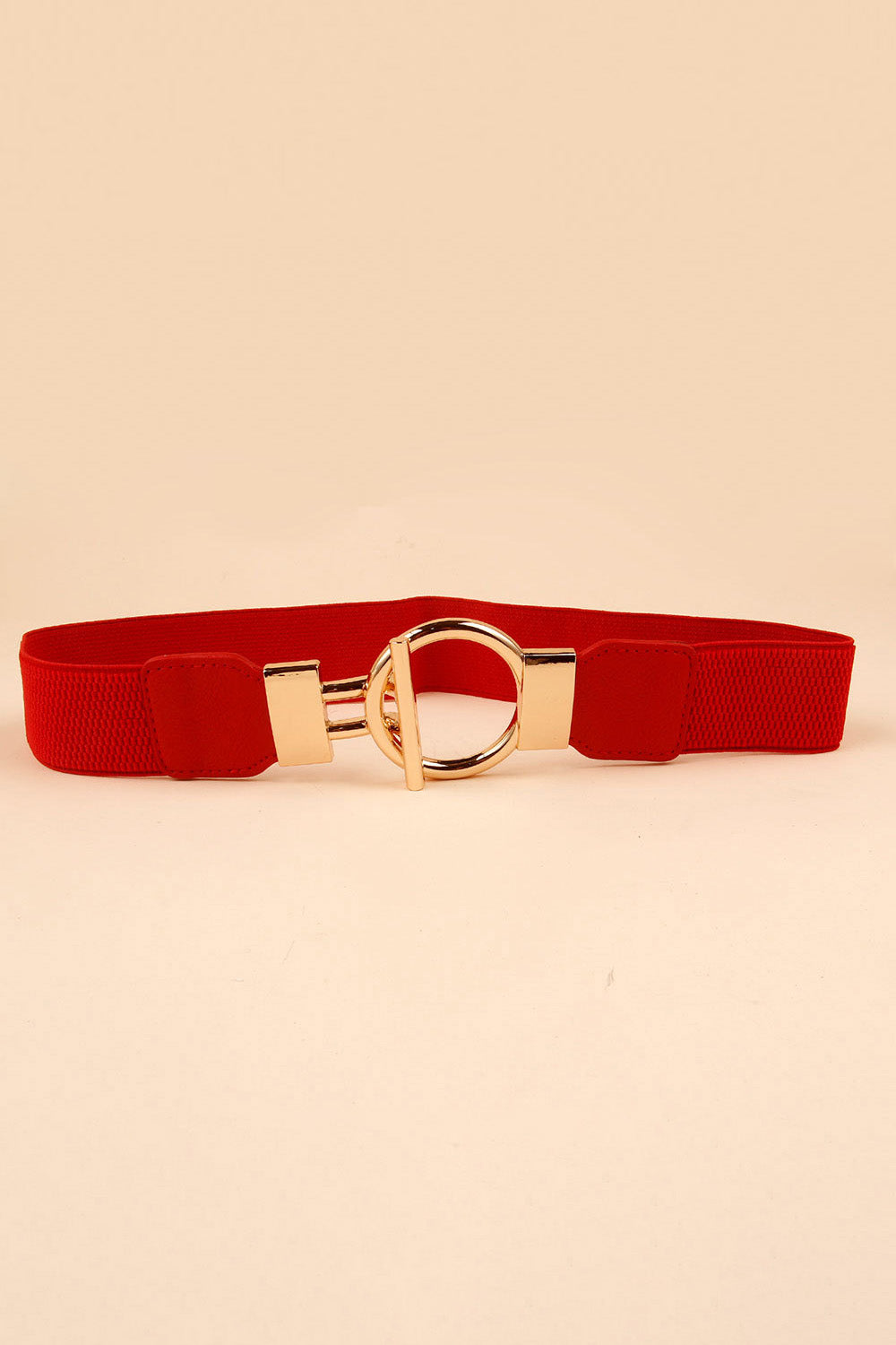 Honeybee Mumford's Circle Shape Buckle Buckle Leather Belt