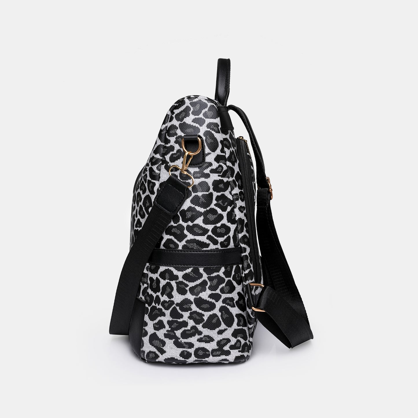 honeybee Mumford's Leopard Leather Backpack Bag