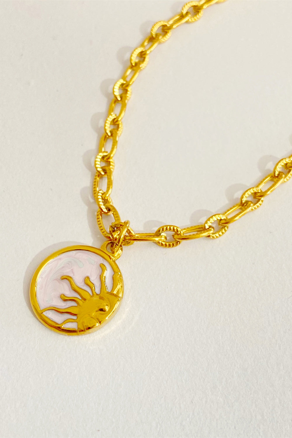 Honeybee Mumford's Round Pendant Necklace