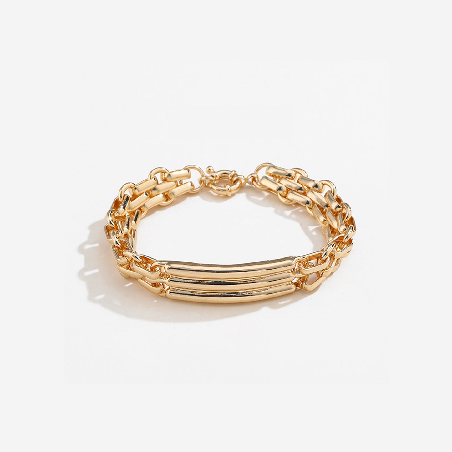 honeybee Mumford's Gold-Plated Chain Bracelet