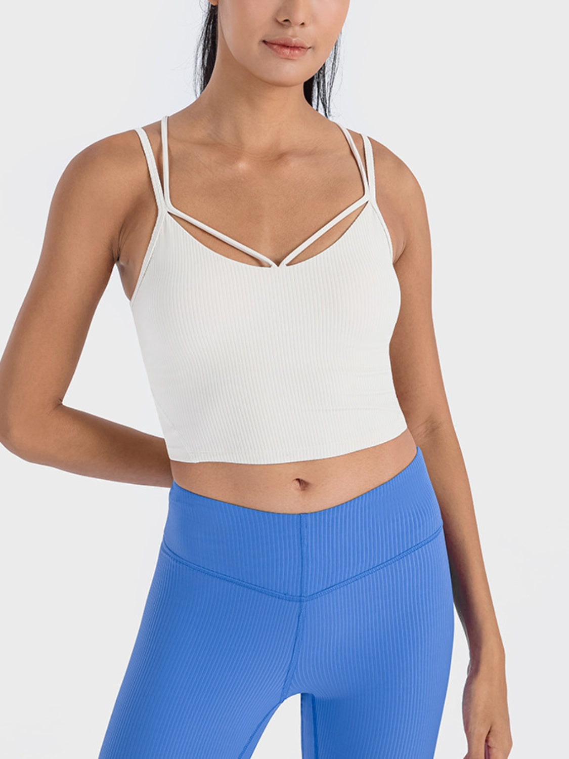 Honeybee Mumford's Double Strap Ribbed Sports Cami