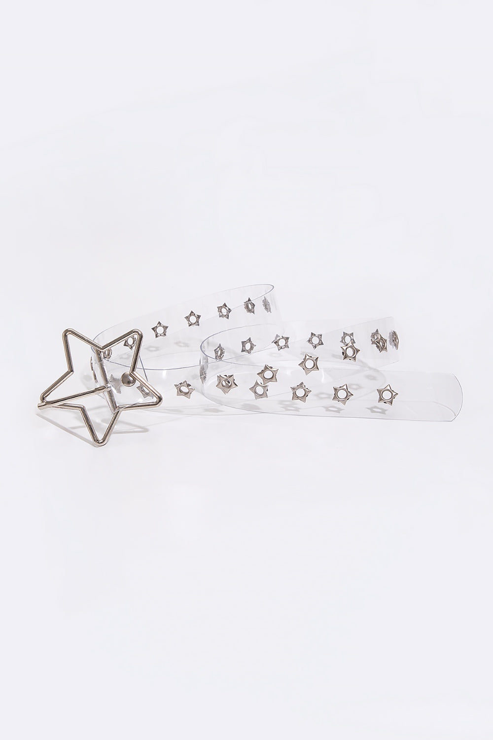 Honeybee Mumford's Clear Adjustable Star Shape Buckle Belt