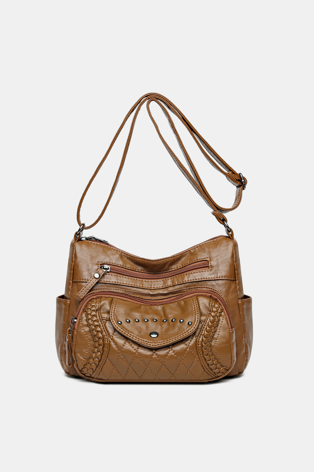 Honeybee Mumford's Leather Stud Detail Shoulder Bag