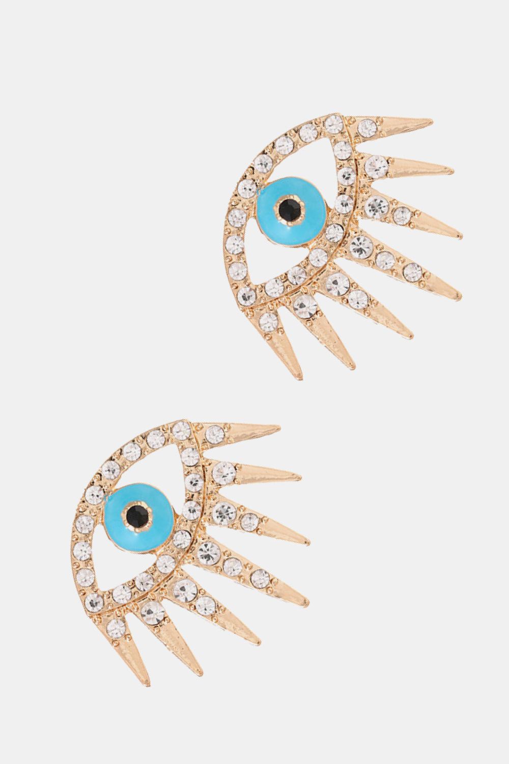 honeybee Mumford's Evil Eye Rhinestone Earrings