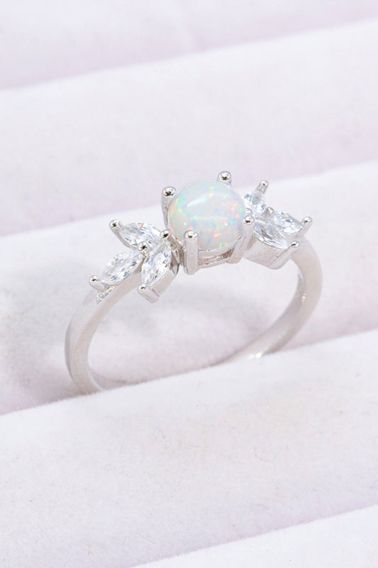 Honeybee Mumford's Sterling Silver Opal Ring