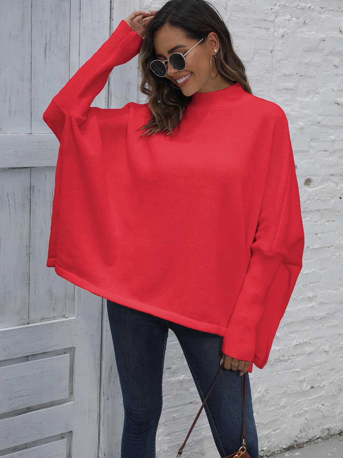 Honeybee Mumford's Loose Hem Plain Sweater